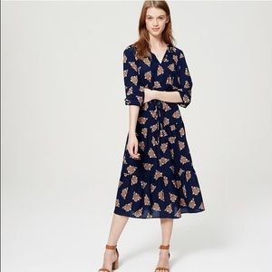 LOFT Faraway Floral Dress